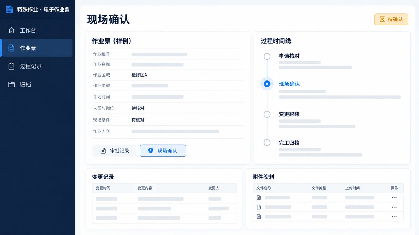 特殊作业安全管理系统怎么选：别只看电子作业票能否审批